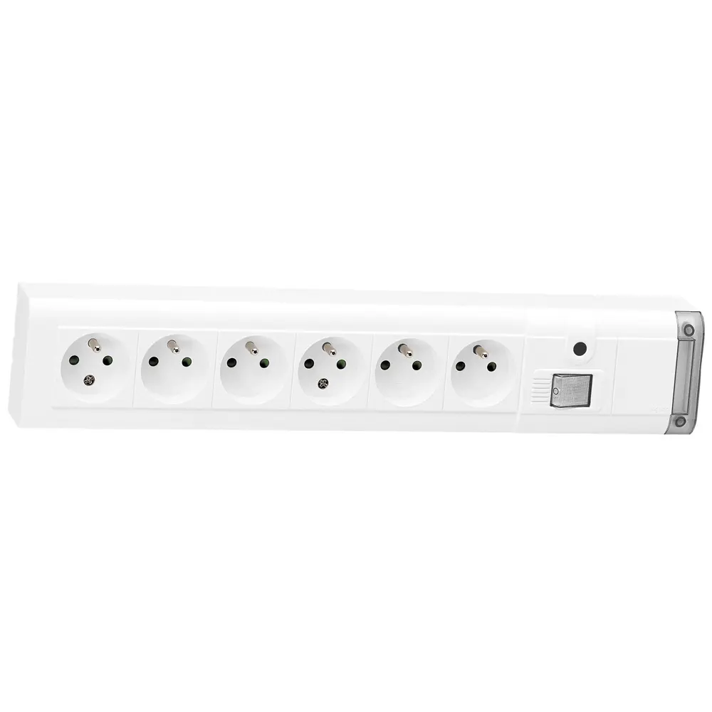 Produktfoto 1 von Legrand Steckdosenleiste, 6-fach, Typ E IP20 230V