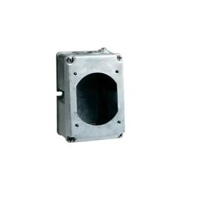 Produktfoto 1 von Legrand Einbaubox, 1-fach, Metall, 96mm, 60 mm IP44 Wand, 60 mm, Schwarz