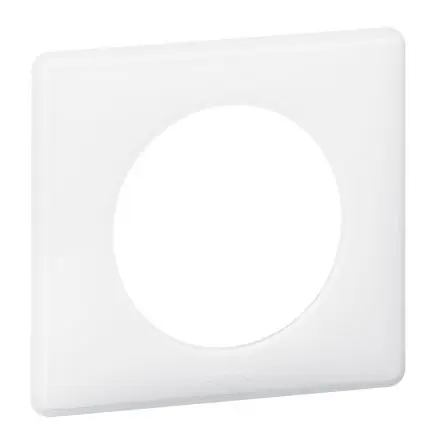 Produktfoto 1 von Legrand Kunststoff Anschlussplatte Weiß, 1 Auslässe
