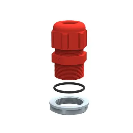 Produktfoto 1 von Legrand Kabelverschraubung, M25 Kunststoff Rot 12 mm/ 18 mm, IP68