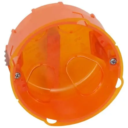 Produktfoto 1 von Legrand Einbaubox, 1-fach, Kunststoff, 83mm, 50 mm IP20 Wand, Orange