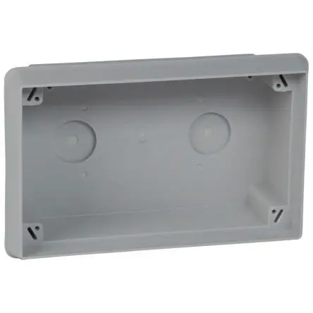 Produktfoto 1 von Legrand Batibox Kunststoff Abzweigdose Grau IP20 Breite 193mm Höhe 92 mm Länge 303 mm