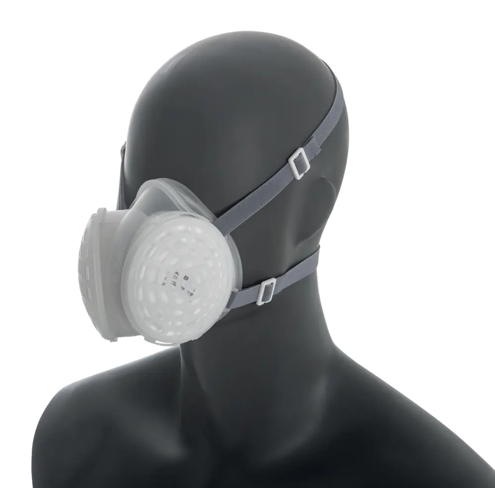 Produktfoto 1 von Schmersal Gesichtsmaske, Silikon, Weiß, One Size, für Chemie, Pharmazeutische Industrie, Universal, 1 Per Pack Stück
