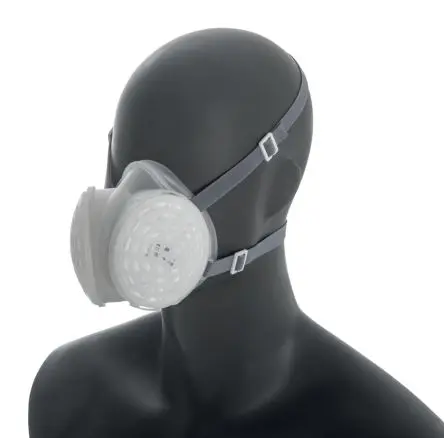 Produktfoto 1 von Schmersal Gesichtsmaske, Silikon, Weiß, One Size, für Chemie, Pharmazeutische Industrie, Universal, 1 pro Paket Stück