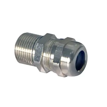 Produktfoto 1 von ABB Glands Kabelverschraubung, M20 Messing vernickelt Metallisch 4 mm/ 12 mm, IP69, IP68, IP66