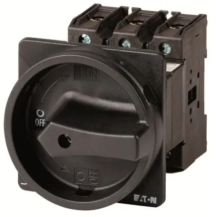 Produktfoto 1 von Eaton P3 Trennschalter 3-polig Rückwand Schwarz IP65 3, 1-phasig