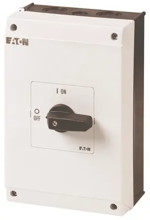 Produktfoto 1 von Eaton 2073 Trennschalter 3+N-polig Oberfläche Schwarz IP65