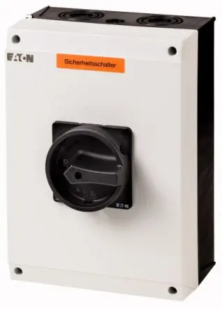 Produktfoto 1 von Eaton 55 kW Trennschalter 3-polig SMD Schwarz IP65 3, 1-phasig