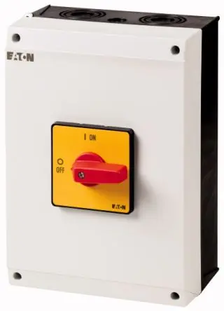 Produktfoto 1 von Eaton 2073 Trennschalter 3+N-polig Oberfläche Rot IP65