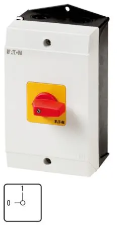 Produktfoto 1 von Eaton 2278 Trennschalter 4-polig Oberfläche Rot IP65