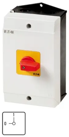 Produktfoto 1 von Eaton 2073 Trennschalter 4-polig Oberfläche Orange IP65