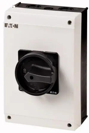 Produktfoto 1 von Eaton 30 kW Trennschalter 3-polig SMD Schwarz IP65 1, 3-phasig