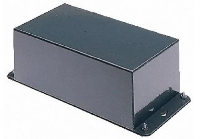 Produktfoto 1 von RS PRO, Schalengehäuse, Grau, Stahl kaltgewalzt 58 mm, 88 mm, 142 mm, GS