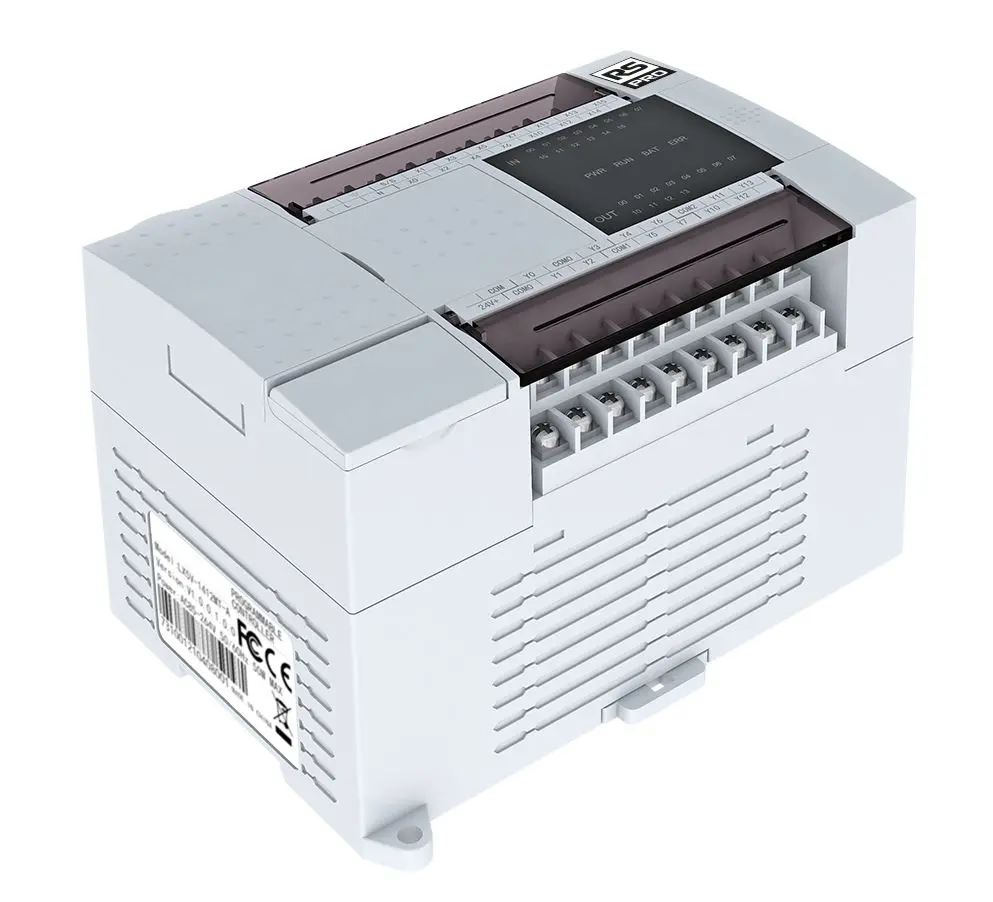 Produktfoto 1 von RS PRO Logikcontroller, 14 Eing. Transistor Ausg.Typ DC Eing.Typ für SPS-Erweiterungsmodule von RS PRO 24 V dc