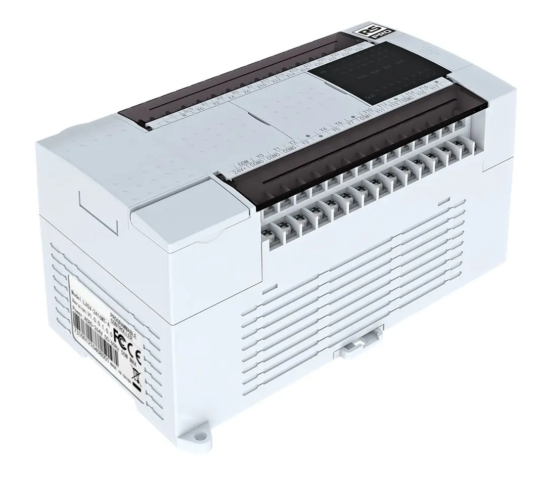 Produktfoto 1 von RS PRO Logikcontroller, 24 Eing. Transistor Ausg.Typ DC Eing.Typ für SPS-Erweiterungsmodule von RS PRO 24 V dc