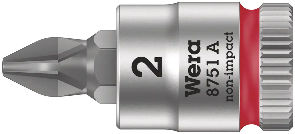 Produktfoto 1 von Wera 1/4 in Bit Buchse SW PH 1 x 100 mm