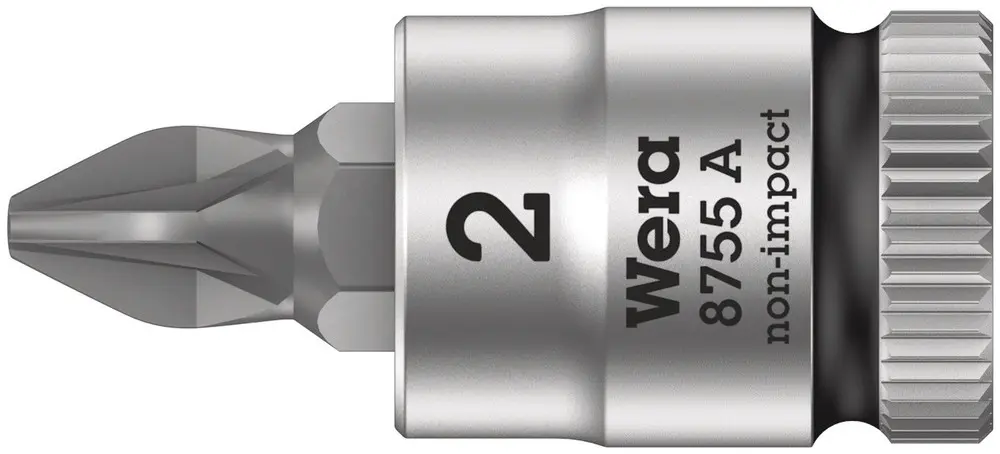 Produktfoto 1 von Wera 1/4 in Bit Buchse SW 1/4 x 100 mm