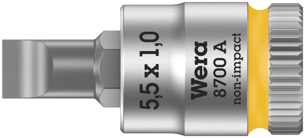 Produktfoto 1 von Wera 1/4 in Bit Buchse SW 1.2 x 6.5 mm x 100 mm