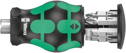 Produktfoto 1 von Wera Phillips, Geschlitzt Magnetisch 1/4 in 25 mm, Länge 65 mm, 6-teilig