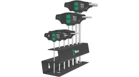 Produktfoto 1 von Wera Sechskantschlüsselsatz 7 T Metrisch Zusätzlicher kurzer Arm