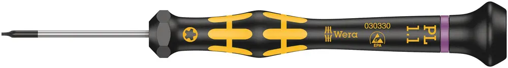 Produktfoto 1 von Wera Präzisionsschraubendreher Wera Black Point Spitze Länge 139 mm ESD-Sicherheit