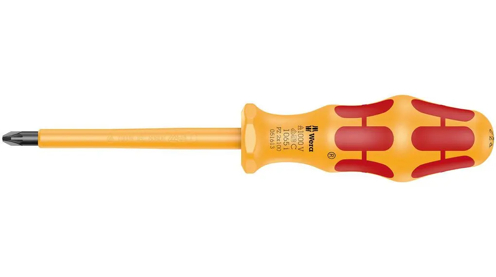 Produktfoto 1 von Wera VDE 1000V zugelassen PZ2 Isoliert, 205 mm