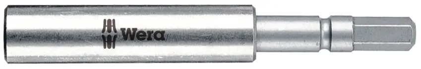 Produktfoto 1 von Wera 1/4 in 72 mm Sechskant Bithalter, Sechskant Edelstahl, 72 mm