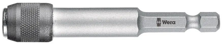 Produktfoto 1 von Wera 1/4 in 75 mm Sechskant Bithalter, Sechskant Edelstahl, 75 mm