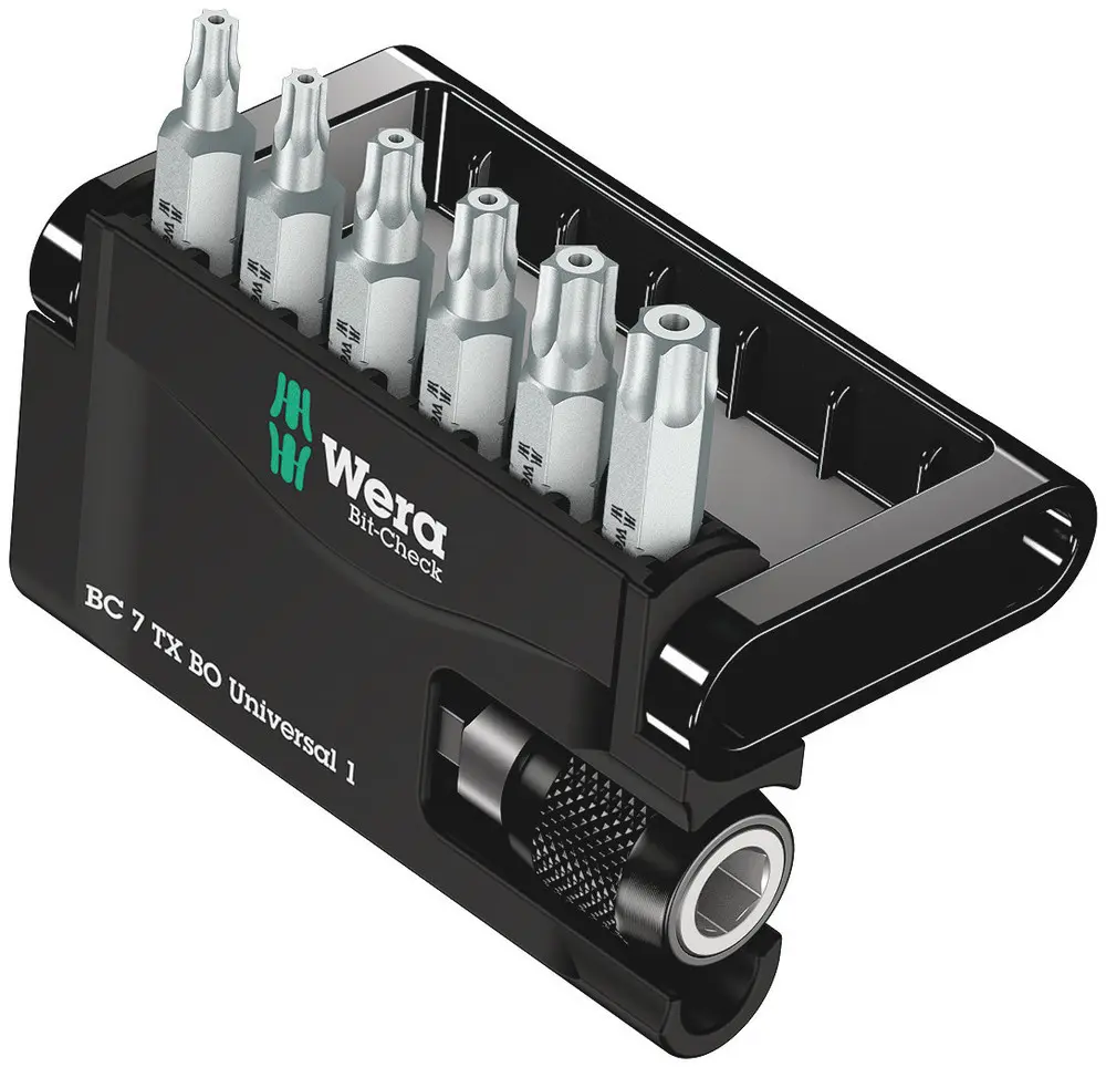 Produktfoto 1 von Wera Innensechsrund, Sechskant 1/4 in 25 mm, 7-teilig