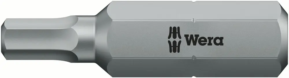 Produktfoto 1 von Wera 4 mm 30 mm Sechskant Biteinsatz, Hex-Plus, 30 mm