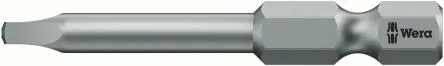 Wera 1/4 in (Hexagon) 50 mm Vierkant Schraubbit, Sechskant, 50 mm