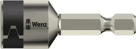 Wera 1/4 in 50 mm Sechskant Schraubbit, Sechskant Edelstahl, 50mm