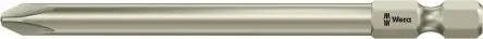 Wera 1/4 in PZ1 Biteinsatz, Sechskant Edelstahl, 89 mm