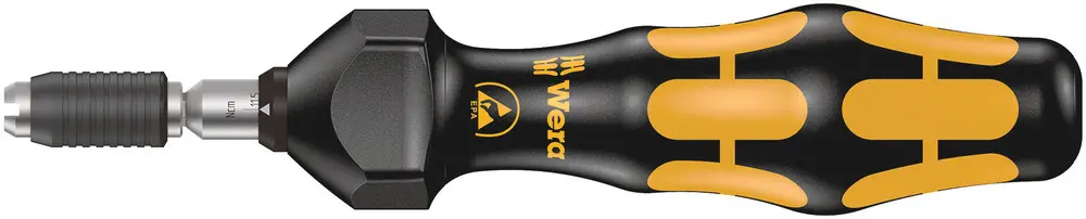 Produktfoto 1 von Wera 142 mm Drehmomentschraubendreher Einstellbar 0.30 to 1 Nm / ±6 % Länge 170 mm ESD-Sicherheit