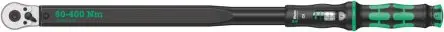Wera Click-Torque C 5 1/2 in Klick-Drehmomentschlüssel Vierkant 80 to 400 Nm, Länge 760mm, ±0.4 % rgd
