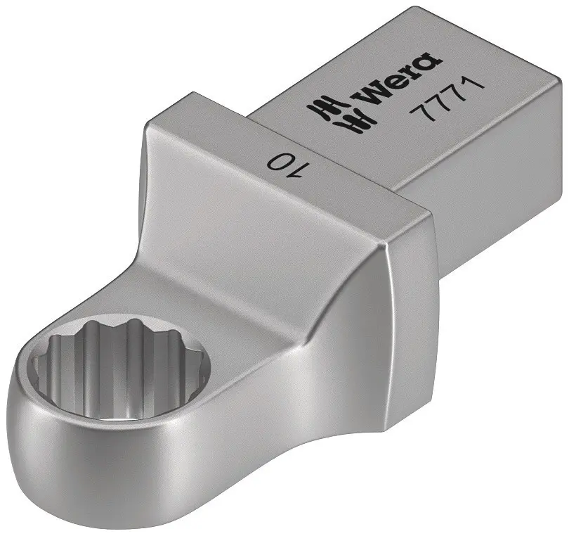 Produktfoto 1 von Wera, 9 x 12 mm Rund Ringschlüsseleinsatz, Chrom, 13 mm