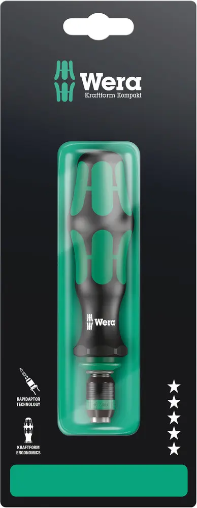 Produktfoto 1 von Wera 1/4 in Bithalter, Edelstahl, 50 mm / Klinge 133 mm