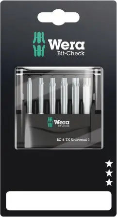 Produktfoto 1 von Wera Innensechsrund Innensechsrund 25 mm, Länge 50 mm, 6-teilig