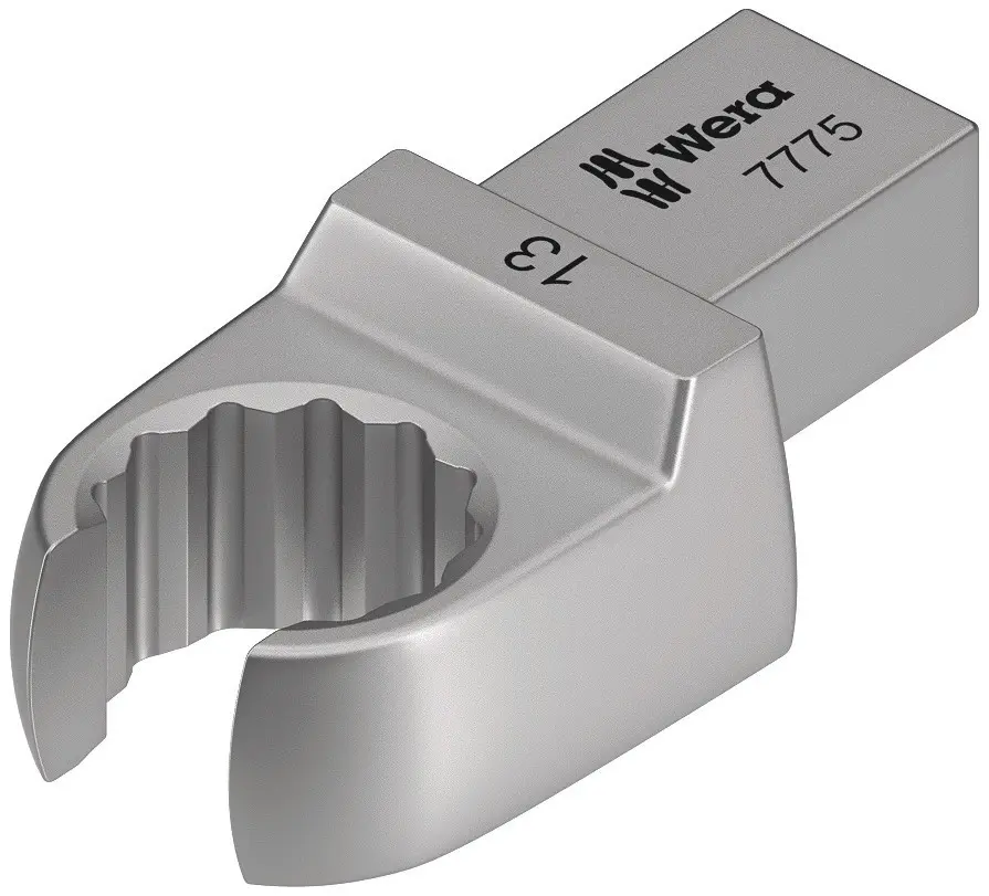 Produktfoto 1 von Wera, 9 x 12 mm Rund Ringschlüsseleinsatz, Chrom, 10 mm
