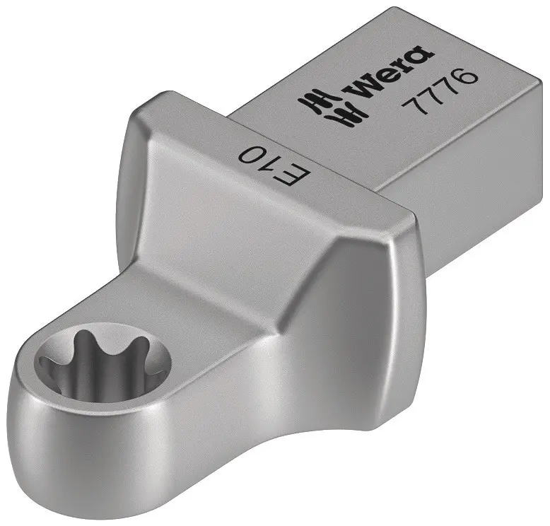 Produktfoto 1 von Wera, 9 x 12 mm Innensechsrund Externer Sechsrund-Einsatz, Chrom, TX6