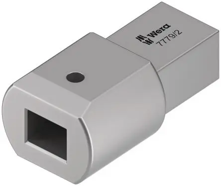 Produktfoto 1 von Wera, 14 x 18 mm Vierkant Adaptereinsatz, Chrom, 9 x 12 mm