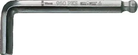 Produktfoto 1 von Wera Sechskantschlüsselsatz L Metrisch Lang 8 x 112 mm