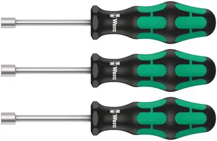 Produktfoto 1 von Wera Sechskant Steckschlüssel-Handgriff, Länge 225 mm / Klinge 90 mm