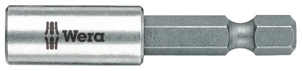 Produktfoto 1 von Wera 1/4 in 50 mm Sechskant Bithalter, Sechskant Edelstahl, 50 mm