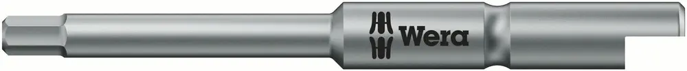 Produktfoto 1 von Wera 4 mm halfmoon 44 mm Sechskant-Steckschlüssel Schraubbit, Hex-Plus, 2-teilig, 44 mm
