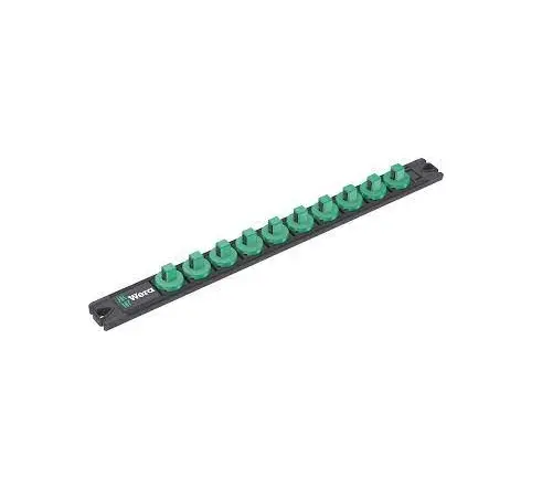 Produktfoto 1 von Wera Tragleiste mit Steckschlüsseleinsätzen, Magnetische Steckdosenleiste