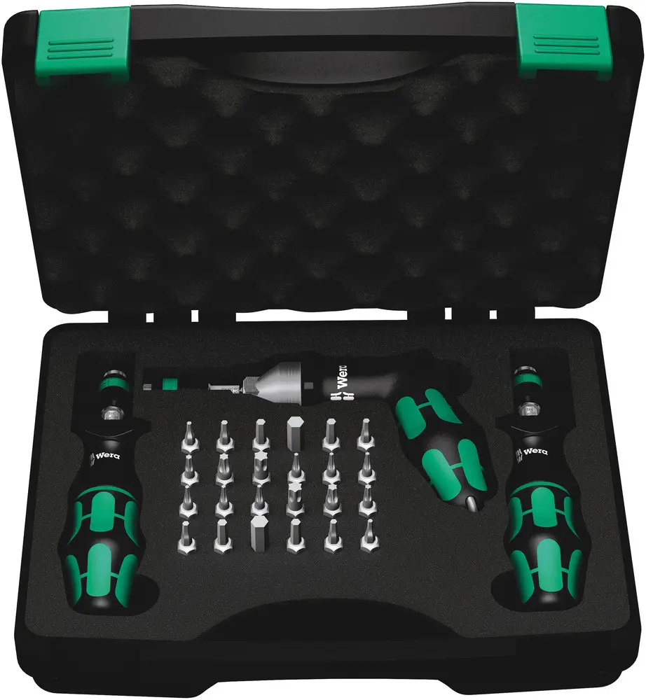 Produktfoto 1 von Wera 1/4 in Drehmomentschraubendreher Einstellbar Innensechsrund, Torx Plus, Sechskant / ±6 %