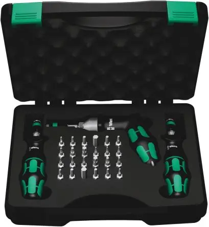 Produktfoto 1 von Wera 1/4 in Drehmomentschraubendreher Einstellbar Innensechsrund, Torx Plus, Sechskant / ±6 %