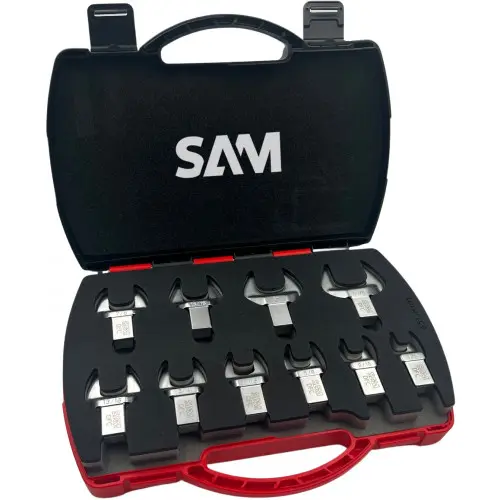 Produktfoto 1 von SAM DFC Maulschlüsselsatz einsetzen CrV-Stahl, 10-teilig 1/2 - 9/16 - 5/8 - 11/16 - 3/4 - 13/16 - 7/8 - 15/16 - 1 - 11/4