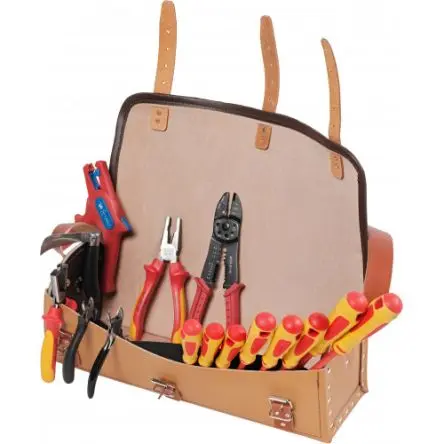Produktfoto 1 von SAM VDE 1000V zugelassen Elektriker-Werkzeugsatz Werkzeugsatz, Tasche 16-teilig